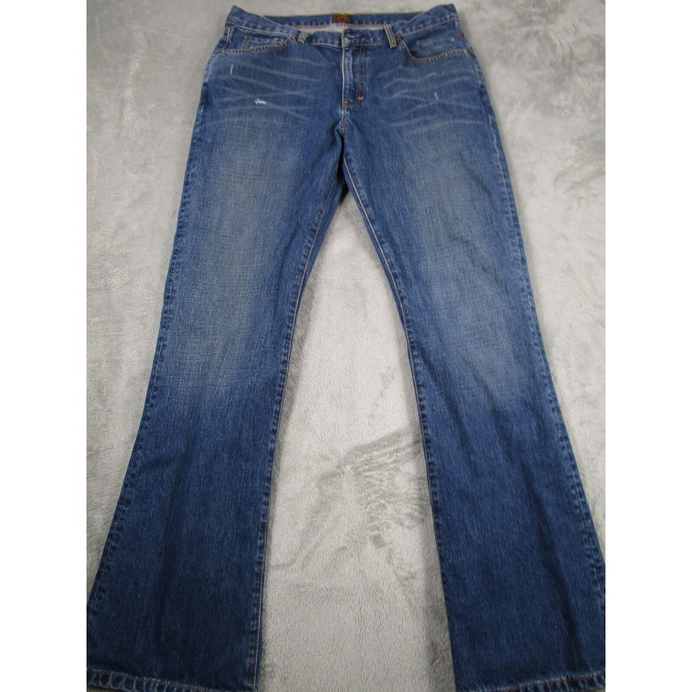 Fossil Jeans Womens 10 Blue Denim Bootcut Preppy Modern Pockets